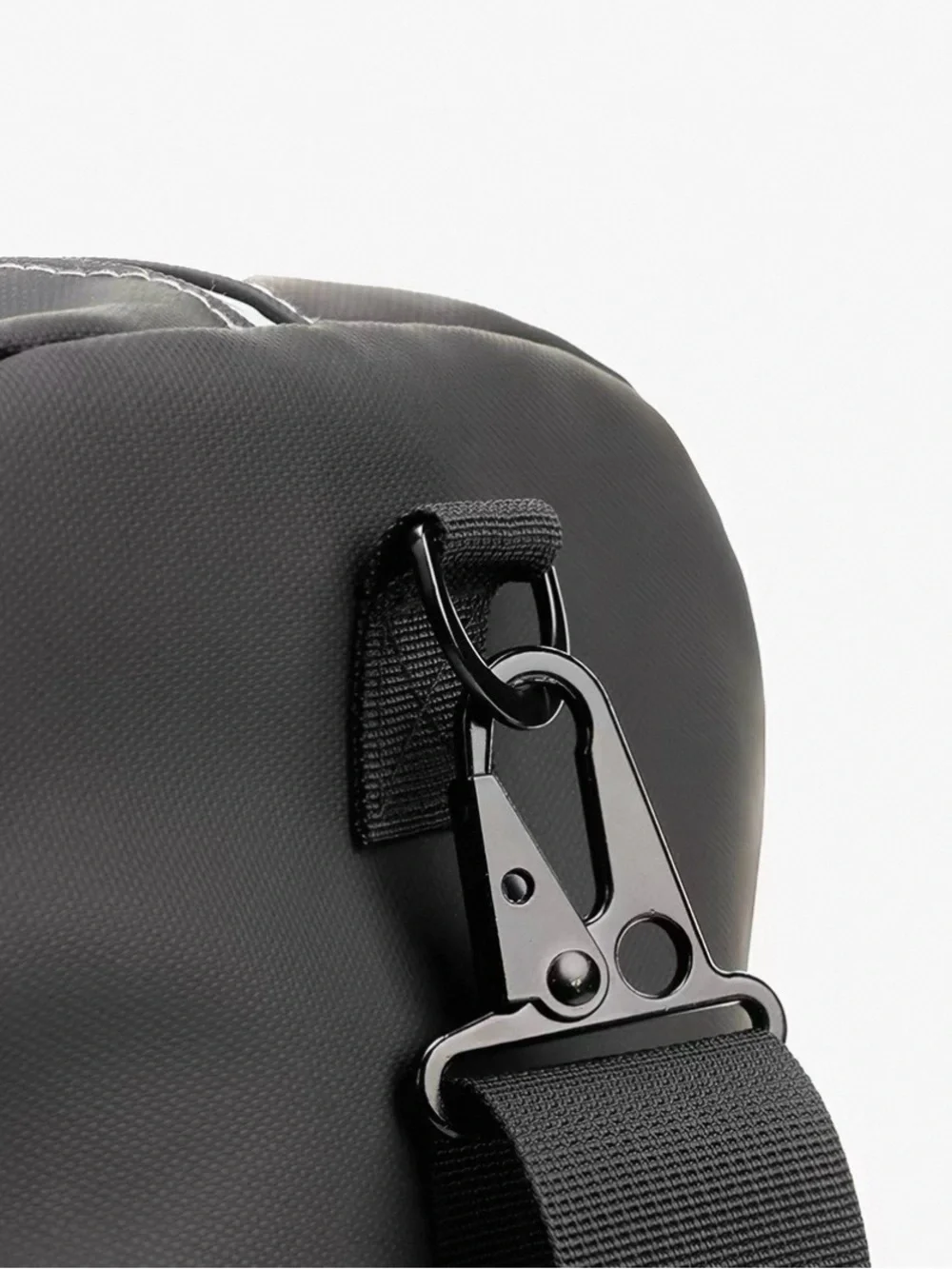 Tesla Two-Tone Gray & Black Men's Duffel Bag
